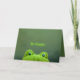 Kikker | van Peekaboo Wenskaart Kaart