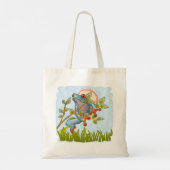 Kikker Verbergt Tote Bag (Achterkant)