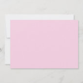 Kikker Verjaardag Uitnodigen voor meisjes Kaart (Achterkant)