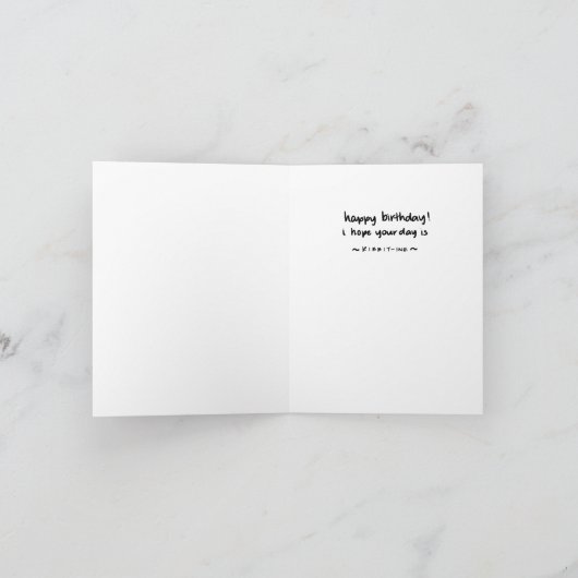 kikker verjaardagskaart bedankkaart (Binnen)