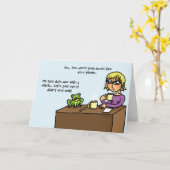 Kikker verschijnt op eerste date online dating-app kaart (Gele Bloem)