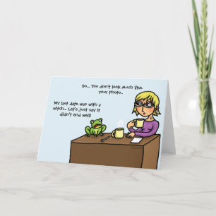 Kikker verschijnt op eerste date online dating-app kaart