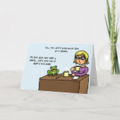 Kikker verschijnt op eerste date online dating-app kaart (Voorkant)