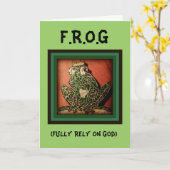 KIKKER - vertrouw volledig op God Kaart (Gele Bloem)