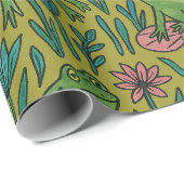 Kikker Vijver Cadeaupapier (Rol Hoek)