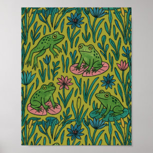 Kikker Vijver Poster
