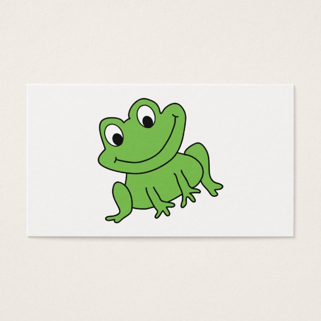 Kikker Visitekaartjes (Voorkant)