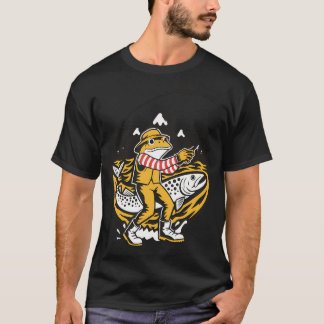 kikker visser t-shirt