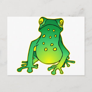 Kikker voor de kotelboom briefkaart
