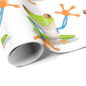 Kikker voor de kotelboom cadeaupapier (Rol Hoek)