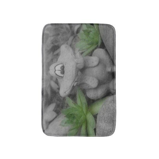 Kikker voor de tuinbouw en het succes daarvan badmat (Voorkant Verticaal)