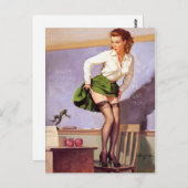 Kikker voor leraar briefkaart (Voorkant / Achterkant)