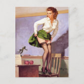 Kikker voor leraar briefkaart (Voorkant)