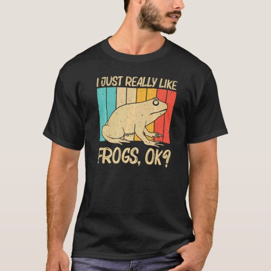 Kikker voor mannen Toad Catcher Dier T-shirt (Voorkant)