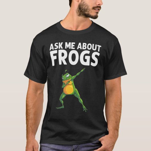 Kikker voor mannen Vrouwen die tadpole herpetology T-shirt (Voorkant)