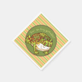  kikker voor paarden, onkikkervistabel servet (Hoek)