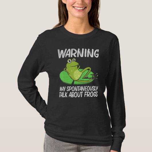 Kikker voor vrouwen: Bullfrog Toad Tadpole _7 T-shirt (Voorkant)
