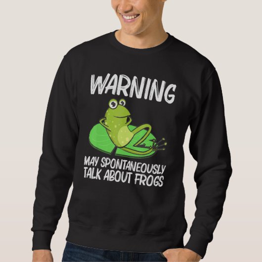 Kikker voor vrouwen: Bullfrog Toad Tadpole _7 Trui (Voorkant)