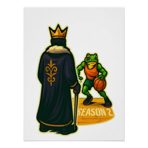 Kikker vs Koning – Seizoen 2: De Eindstrijd Perfect Poster
