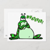 Kikker wat briefkaart (Voorkant / Achterkant)