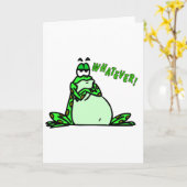 Kikker wat kaart (Gele Bloem)