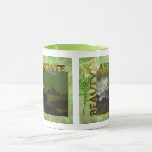 Kikker Water Lily Beauty Inspirerend Mok (Midden)