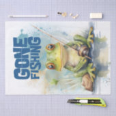 Kikker Waterverf Gevist Tissuepapier (Craft)