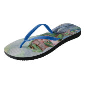 Kikker Waterverf Teenslippers (Schuin)