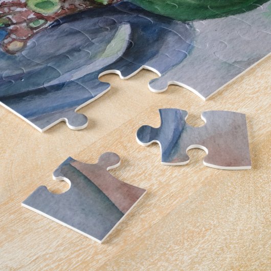 Kikker Waterverf Tekening Puzzel Legpuzzel (Zijkant)