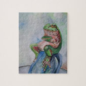 Kikker Waterverf Tekening Puzzel Legpuzzel (Verticaal)