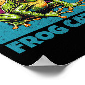 Kikker Werelden Beste Toad Catcher Grappige Amfibi Poster (Hoek)