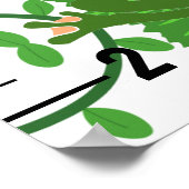 Kikker Wilde Groei Grafiek Poster (Hoek)