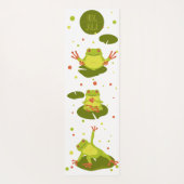 Kikker yoga pose yogamat (Achterkant)