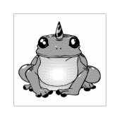 Kikker zonder kruid rubberstempel (Afrduk)