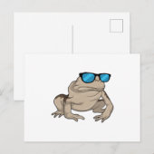 Kikker zonnebril briefkaart (Voorkant / Achterkant)