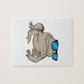 Kikker zonnebril legpuzzel (Horizontaal)