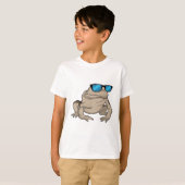 Kikker zonnebril t-shirt (Voorkant volledig)
