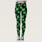 Kikker zwarte leggings (Voorkant)