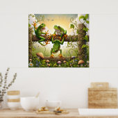 Kikkeraanslagposter Poster (Keuken)