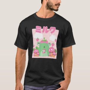 Kikkeraardbei Melk Japanse dampgolfkers T-shirt