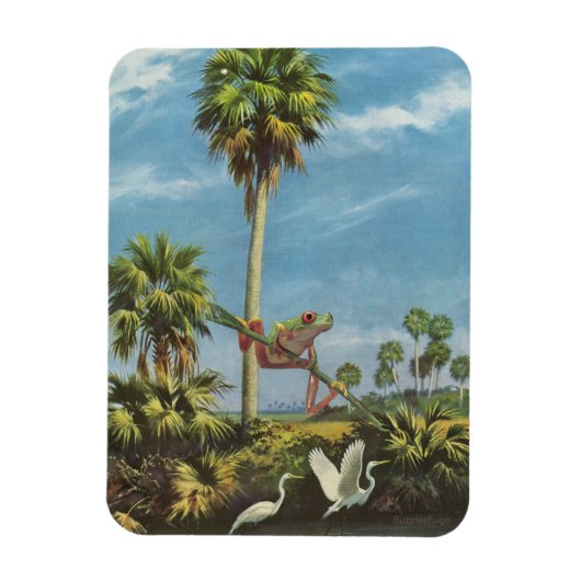 Kikkerachtige uitkijk - magneet (Verticaal)