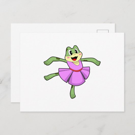 Kikkerballetdans Briefkaart (Voorkant / Achterkant)