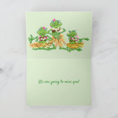 Kikkerband Happy Retirement Kaart (Binnen)