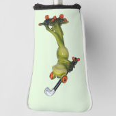 Kikkerbeeldje Golfer Putter Hoesje Golfheadcover (Draai 90)