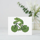 Kikkerbike met Lily Pad Wheels Briefkaart (Staand voorkant)