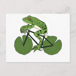 Kikkerbike met Lily Pad Wheels Briefkaart