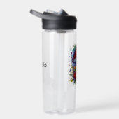 Kikkerbloemen Vlinders en paddenstoel gepersonalis Waterfles (Rechts)