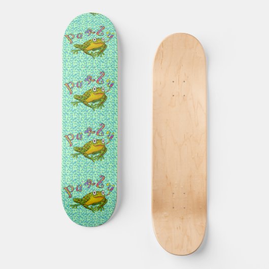 Kikkerbord Persoonlijk Skateboard (Voorkant)