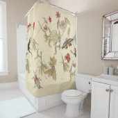 Kikkerbossen dansen door Kawanabe Kyoto 1879 Douchegordijn (In situ)