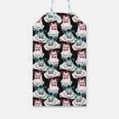 Kikkerbril patroon | Jouw tekst toevoegen Cadeaulabel (Achterkant)